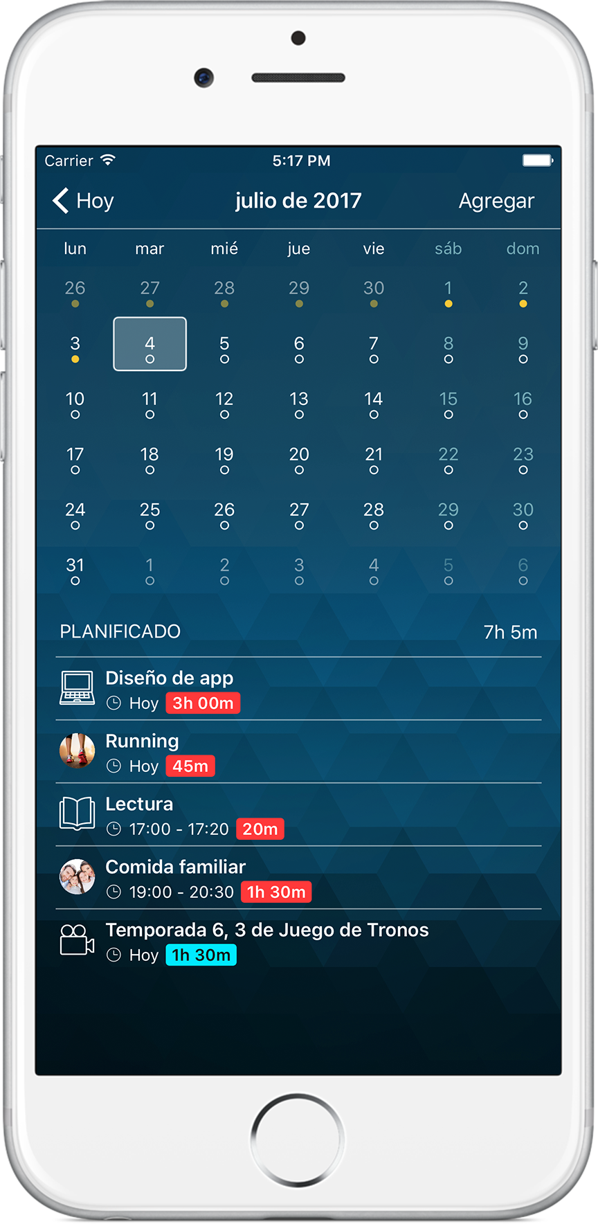 Time Pro for iPhone - Calendar