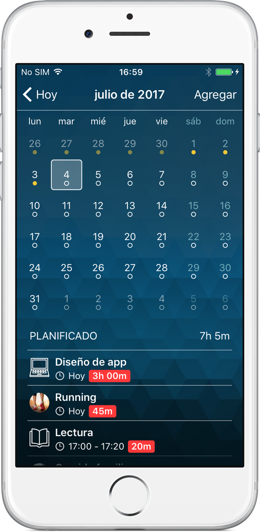 Time Pro for iPhone - Calendar
